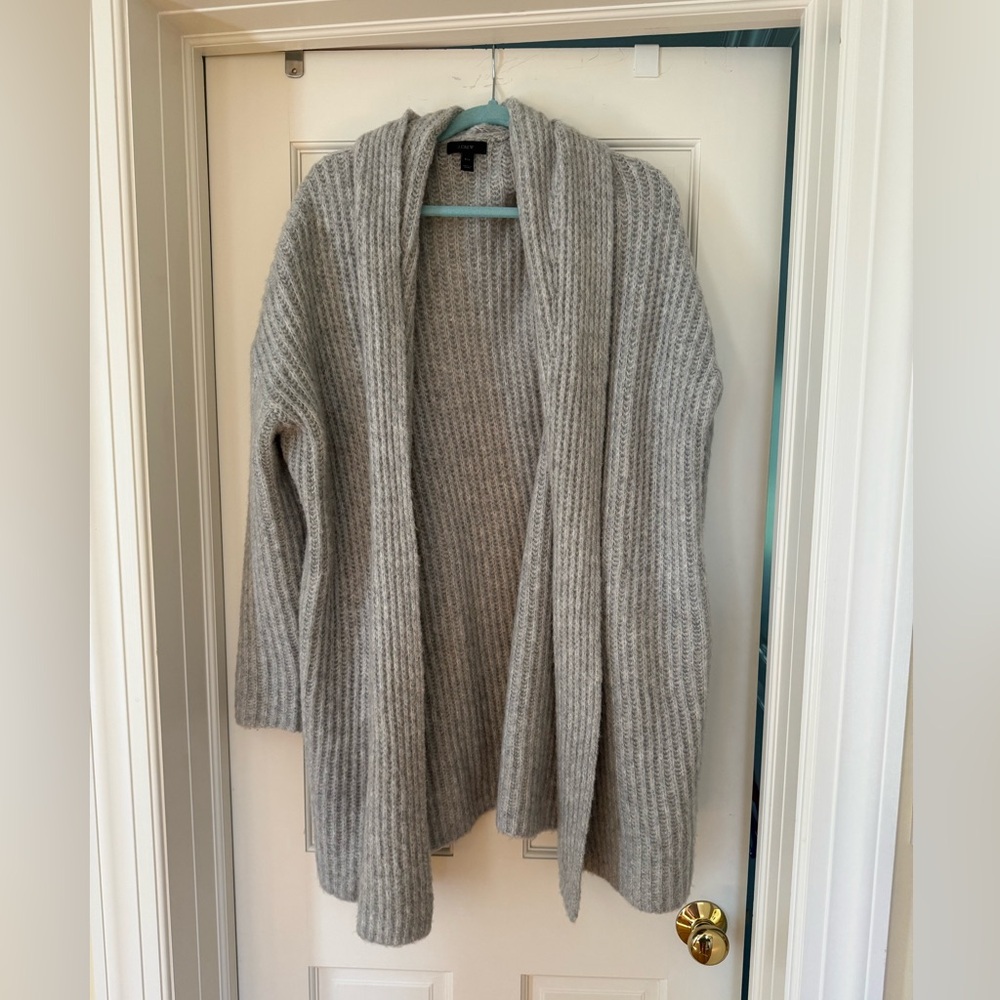 JCrew Gray Cardigan